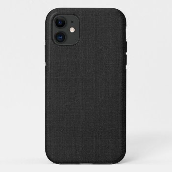 Iphone 5 Case - Textured Solid - Black by SixCentsStudio at Zazzle