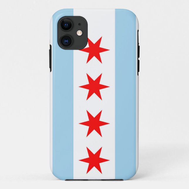 IPhone 5 Case with Flag of Chicago, Illinois (Back)