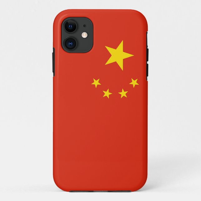 IPhone 5 Case with Flag of China (Back)