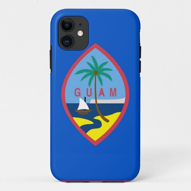 IPhone 5 Case with Flag of Guam (Back)