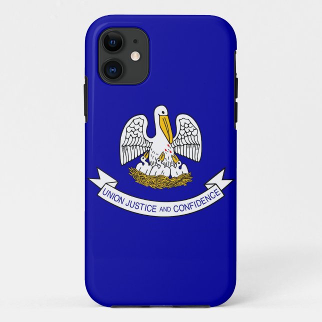IPhone 5 Case with Flag of Louisiana (Back)
