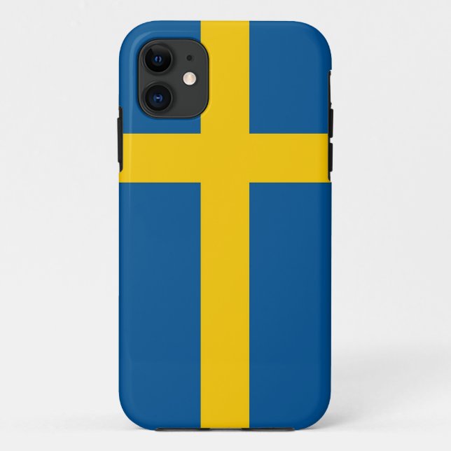 IPhone 5 Case with Flag of Sweden (Back)