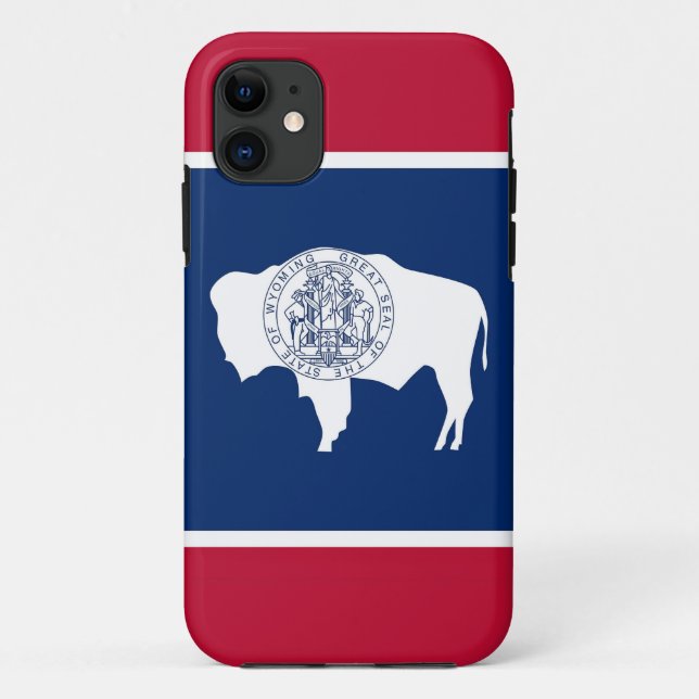 IPhone 5 Case with Flag of  Wyoming (Back)