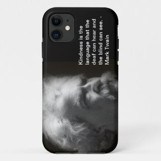 iPhone 5 case with Mark Twain image and quote
