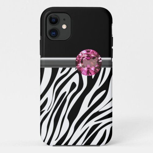 iPhone 5  Case Zebra Bling