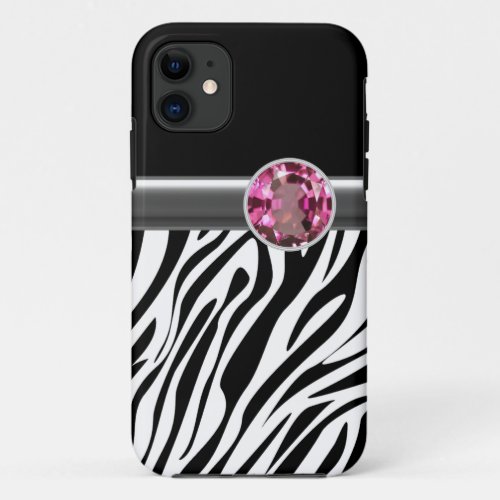 iPhone 5  Case Zebra Bling