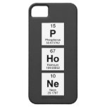 periodic  table  of  elements  iPhone 5 Cases