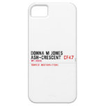 Donna M Jones Ash~Crescent   iPhone 5 Cases