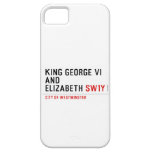 king george vi and elizabeth  iPhone 5 Cases