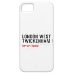 LONDON WEST TWICKENHAM   iPhone 5 Cases