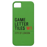 Game Letter Tiles  iPhone 5 Cases