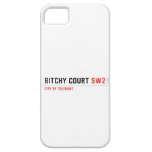 Bitchy court  iPhone 5 Cases