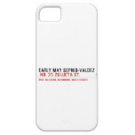 EARLY MAY SEPNIO-VALDEZ   iPhone 5 Cases