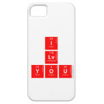 I
 Lv
 you  iPhone 5 Cases