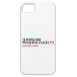 10 Weird and wonderful places  iPhone 5 Cases