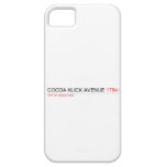 COCOA KLICK AVENUE  iPhone 5 Cases
