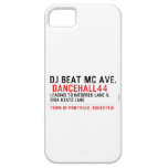 Dj Beat MC Ave.   iPhone 5 Cases