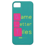 Game
 Letter
 Tiles  iPhone 5 Cases