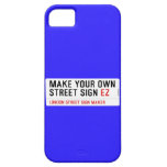 make your own street sign  iPhone 5 Cases