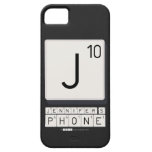 J
 JENNIFER'S
 PHONE  iPhone 5 Cases