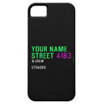 Your Name Street  iPhone 5 Cases