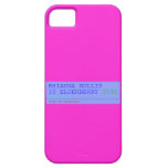 Rhianna hollis 10 elderberry  iPhone 5 Cases