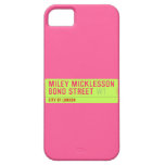 miley micklesson bond street  iPhone 5 Cases