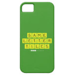 Game
 Letter
 Tiles  iPhone 5 Cases
