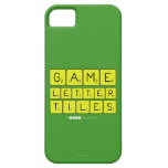 Game
 Letter
 Tiles  iPhone 5 Cases