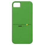 will you be my girlfriend Andrea?
   iPhone 5 Cases