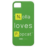'Nolla 
 loves
 Popcat'  iPhone 5 Cases