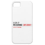 1-59-7  MIDORINO  iPhone 5 Cases