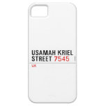 usamah kriel street  iPhone 5 Cases
