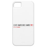 live hard die hard  iPhone 5 Cases