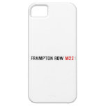 FRAMPTON ROW  iPhone 5 Cases