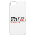 Jamzz Syarif Member  iPhone 5 Cases