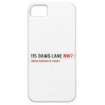 115 DAWS LANE  iPhone 5 Cases