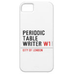 Periodic Table Writer  iPhone 5 Cases