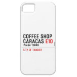 Coffee shop Caracas  iPhone 5 Cases