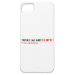Chicas las amo  iPhone 5 Cases