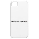 COLEBROOK LANE  iPhone 5 Cases