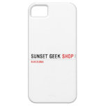SUNSET GEEK  iPhone 5 Cases