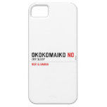 OKOKOMAIKO  iPhone 5 Cases