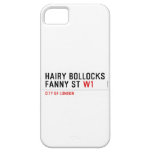 hairy bollocks fanny st  iPhone 5 Cases