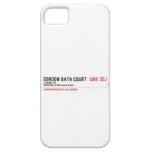 Gordon Bath Court   iPhone 5 Cases