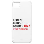 LORD'S CRICKET GROUND  iPhone 5 Cases