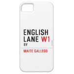 English Lane  iPhone 5 Cases