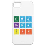 ema
 nada
 bff  iPhone 5 Cases
