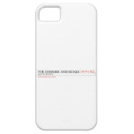 the hammer and sickle  iPhone 5 Cases