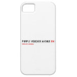 purple voucher avenue  iPhone 5 Cases